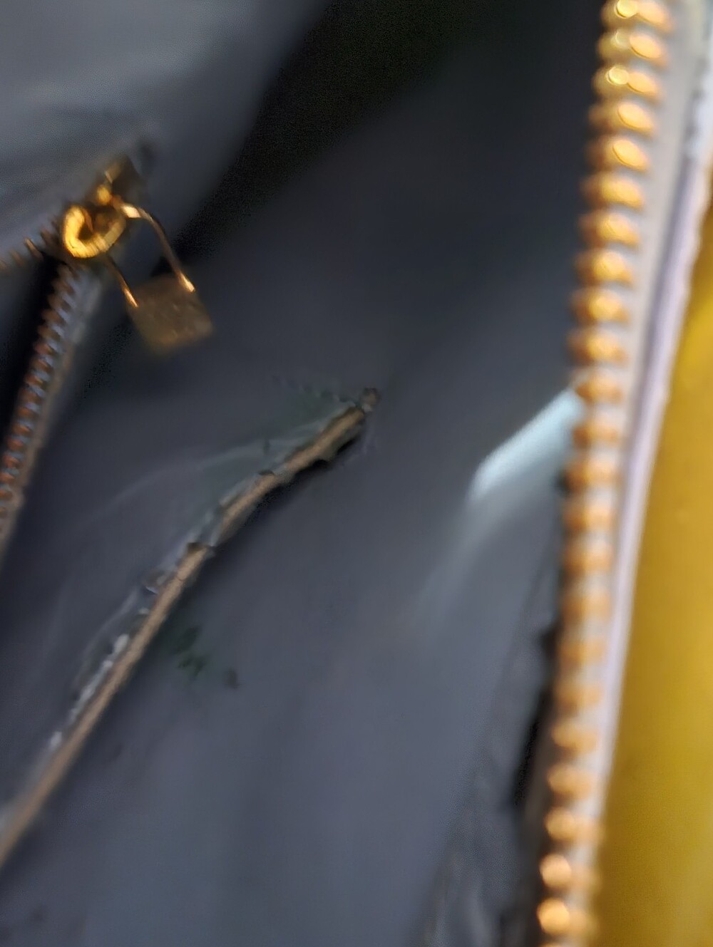 Louis Vuitton Olive Patent Monogram Leather Tote with Tan Straps - Picture 8 of 12